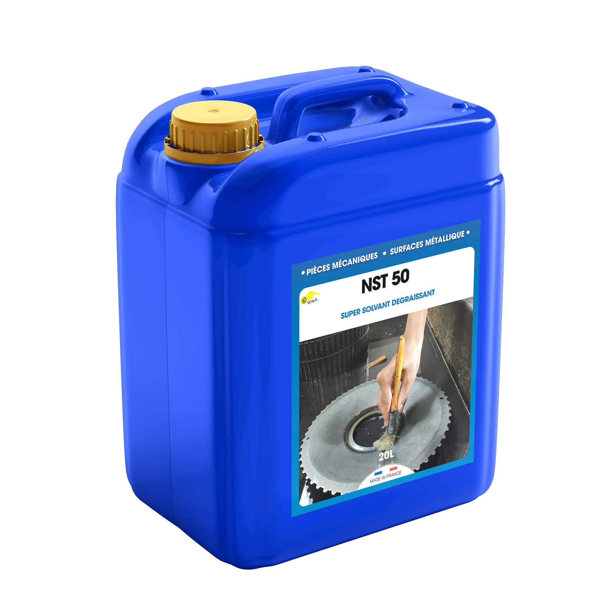 NST 50 NST 50 es un limpiador y desengrasante industrial potente, ideal para eliminar aceites y grasas de piezas mecánicas y superficies metálicas.