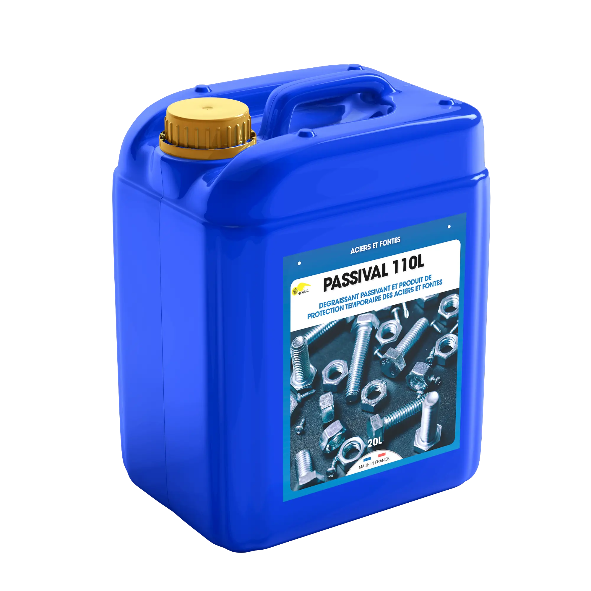 PASSIVAL 110L_ PASSIVAL 110L es un desengrasante y pasivante industrial para acero y fundición, aplicable por inmersión, pulverización o alta presión.