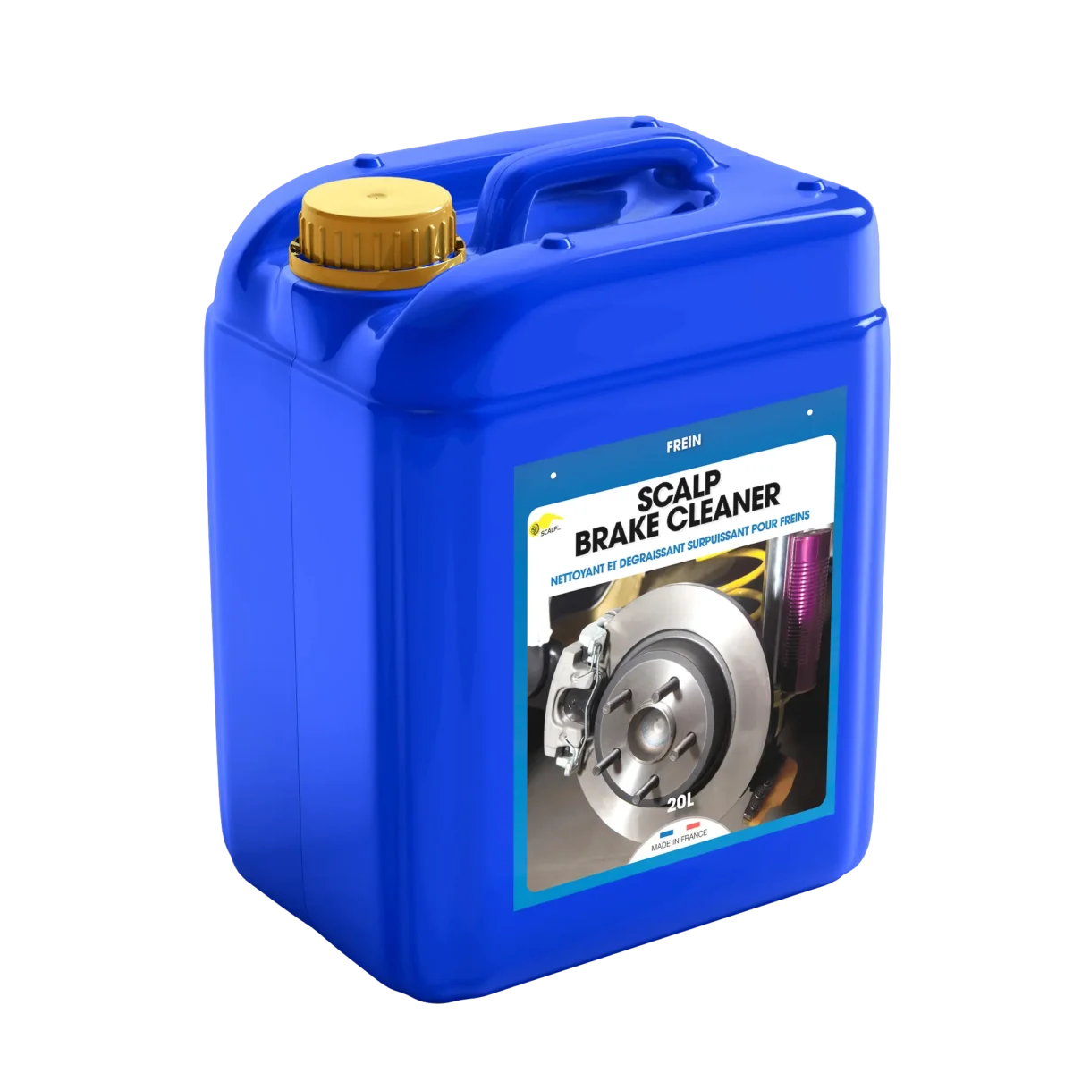 SCALP BRAKE CLEANER es un limpiador y desengrasante profesional para frenos que elimina suciedad y alarga la vida de discos y pastillas.