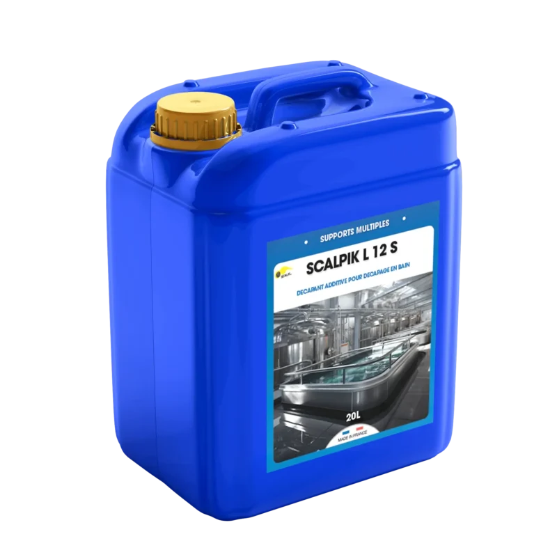 SCALPIK® L12S, decapante líquido por inmersión en frío, elimina pinturas y barnices con rapidez y precisión. Ideal para industria y construcción.