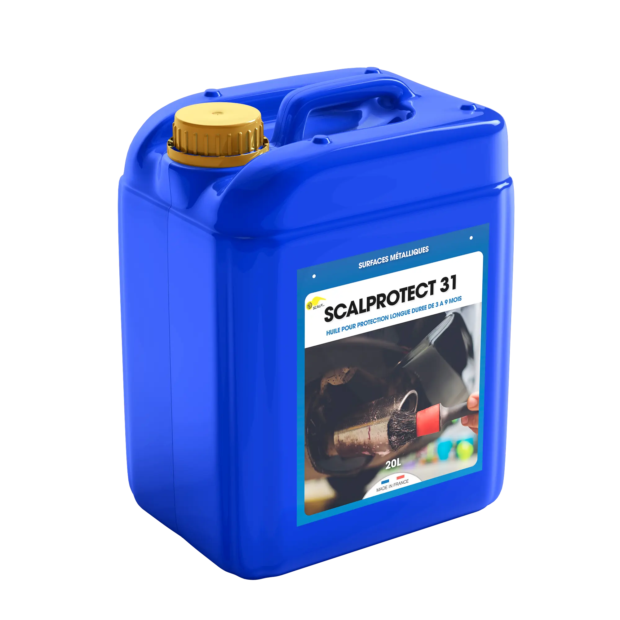 SCALPROTECT 31 Aceite anticorrosión para metales. SCALPROTEC 31 protege superficies metálicas de forma temporal y eficaz frente a la corrosión.