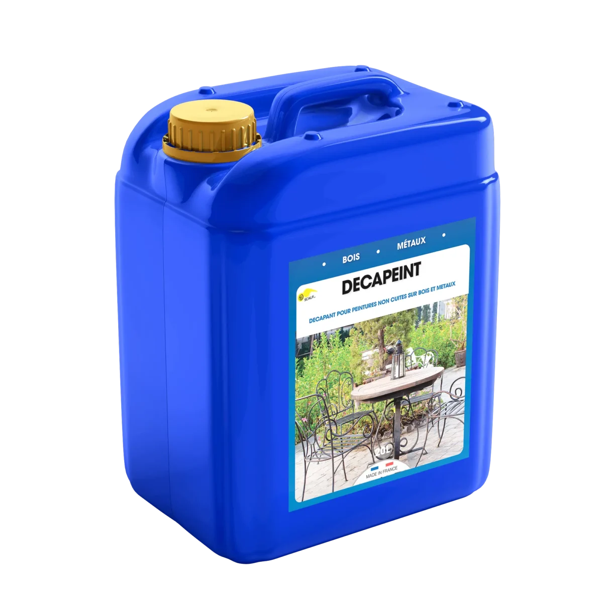 DECAPEINT es un decapante de inmersión eficaz para eliminar pintura no curada de madera y metales ferrosos.