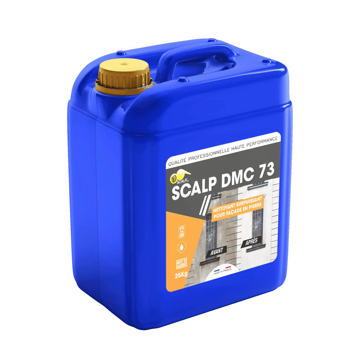 dmc 73 SCALP DMC 73 es un limpiador fachadas piedra caliza que elimina suciedad urbana y manchas difíciles de manera rápida y segura.