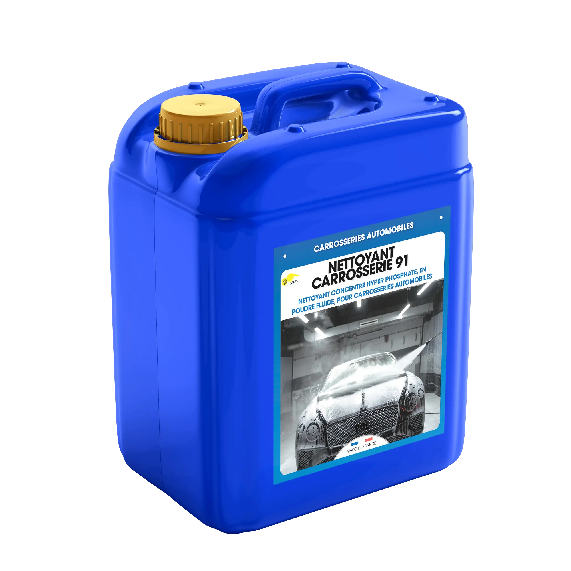 nettoyant carrosserie 91 NETTOYANT CARROSSERIE 91 es un limpiador desengrasante profesional que elimina suciedad y película estática, dejando las carrocerías limpias y brillantes.