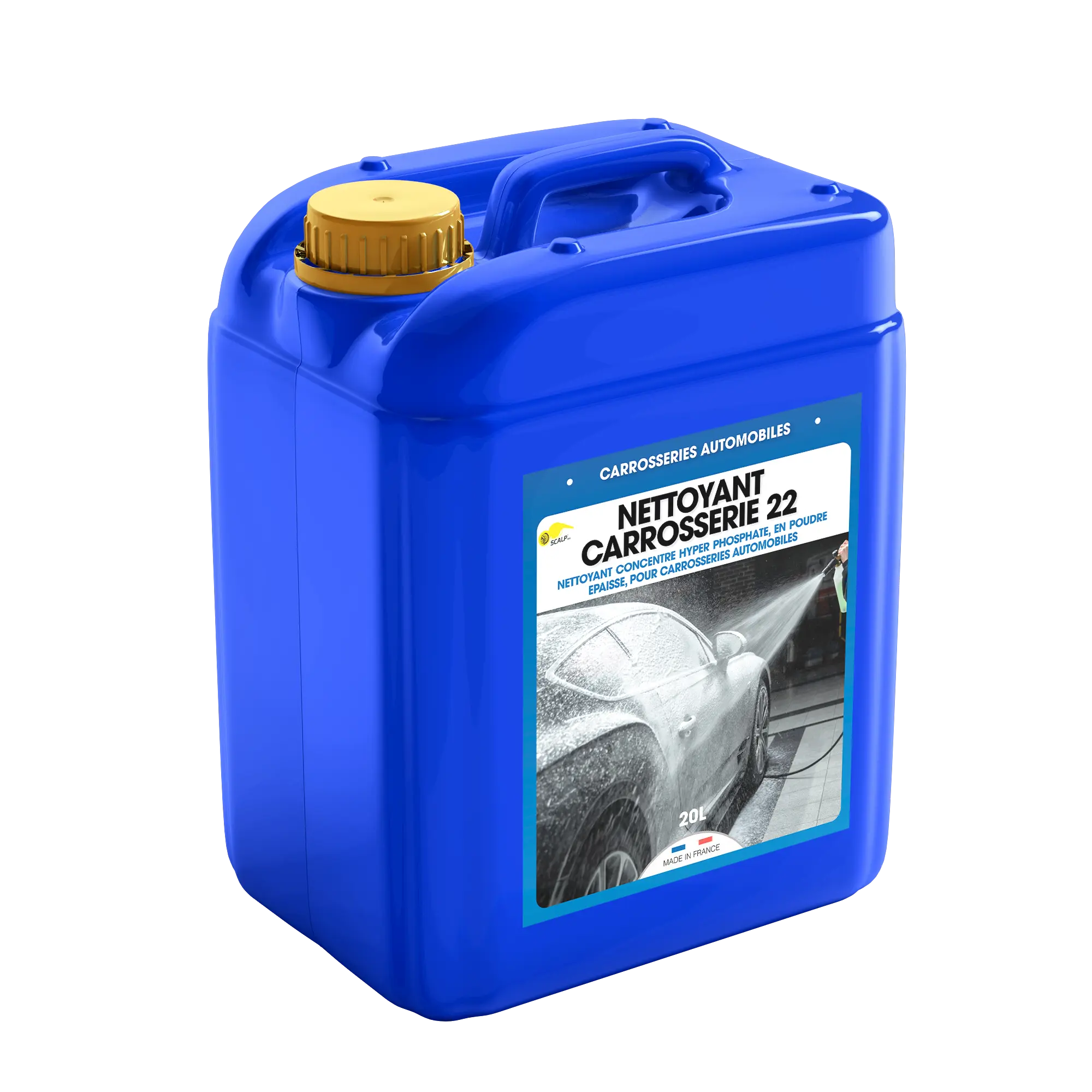 netttoyant carrosserie 22 NETTOYANT CARROSSERIE 22 es un limpiador y desengrasante de carrocerías profesional que elimina suciedad y grasa, dejando vehículos brillantes y protegidos.