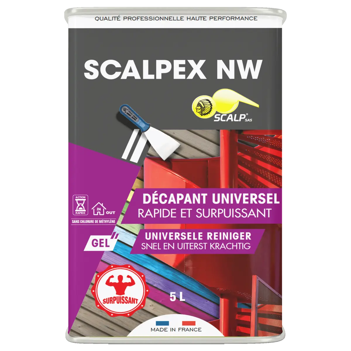 Descubra SCALPEX® NW, gel decapante sin aclarado, rápido y eficaz en múltiples superficies. Ideal para profesionales y proyectos de renovación.
