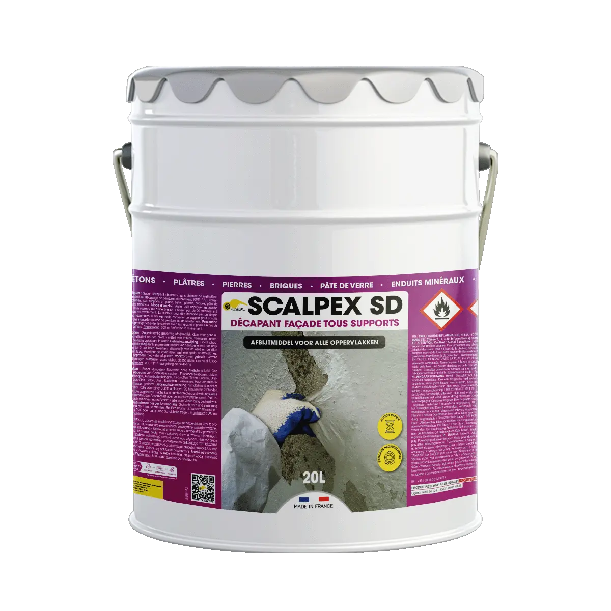 scalpex sd Descubra SCALPEX® SD, decapante rápido y seguro para fachadas. Ideal para profesionales y proyectos de renovación sin cloruro de metileno.
