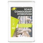 SCALP CONSOLIDANT HYDROFUGE consolida y protege materiales porosos como piedra, ladrillo o hormigón. Protección duradera frente a humedad y contaminación.