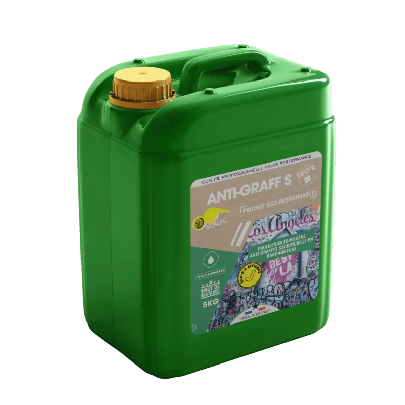 ANTI-GRAFF S EKO’R, protección ecológica 2 en 1 contra graffitis y agua. Invisible, incolora, fácil de aplicar y apta para múltiples superficies.