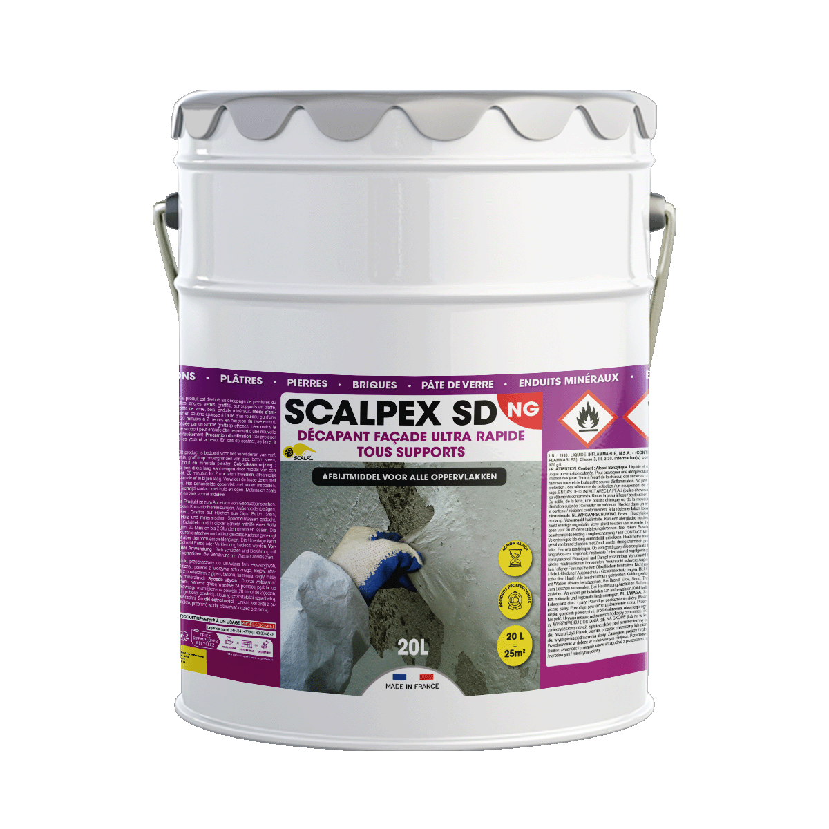 Decapante profesional de fachadas