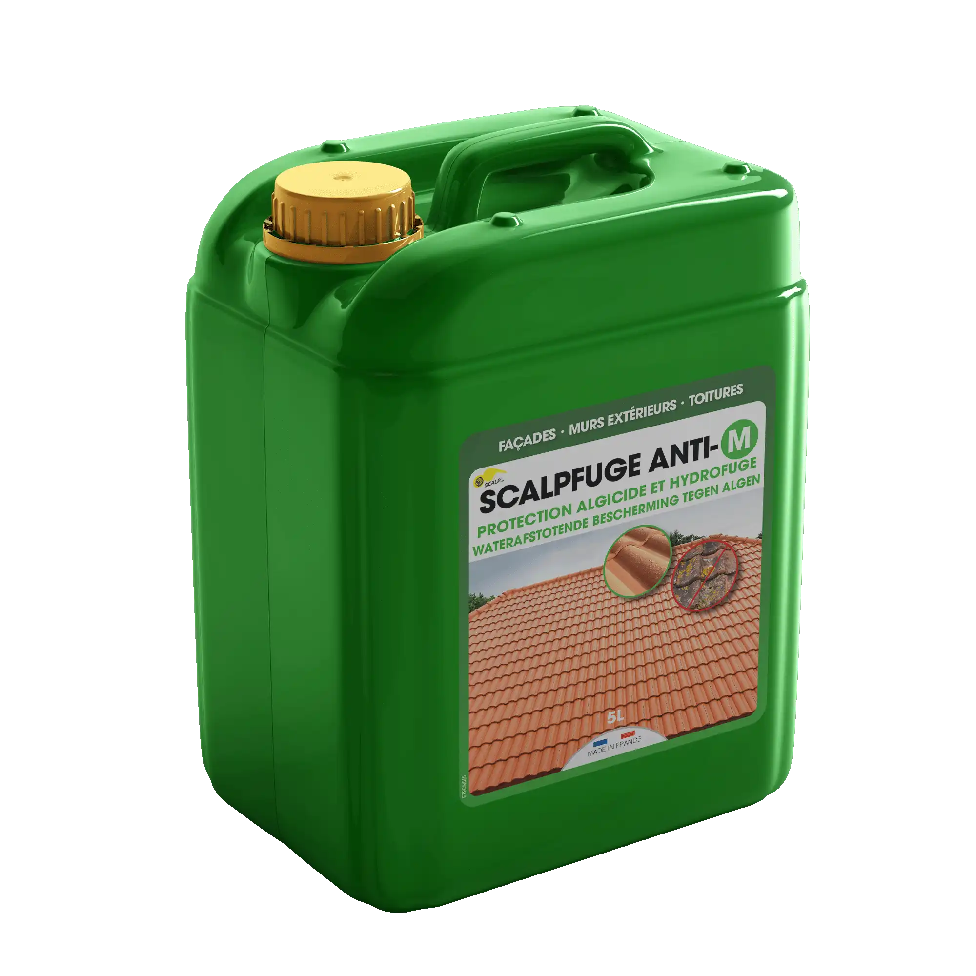 scalpfuge anti-m Protege tejados, fachadas y muros contra algas, líquenes y humedad con SCALPFUGE ANTI-M, tratamiento alguicida e hidrófugo transparente y de larga duración.