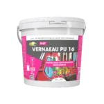 VERNAEAU PU 16 ofrece protección antigraffiti permanente, transparente y bicomponente para interiores y exteriores, con acabado mate o brillante.