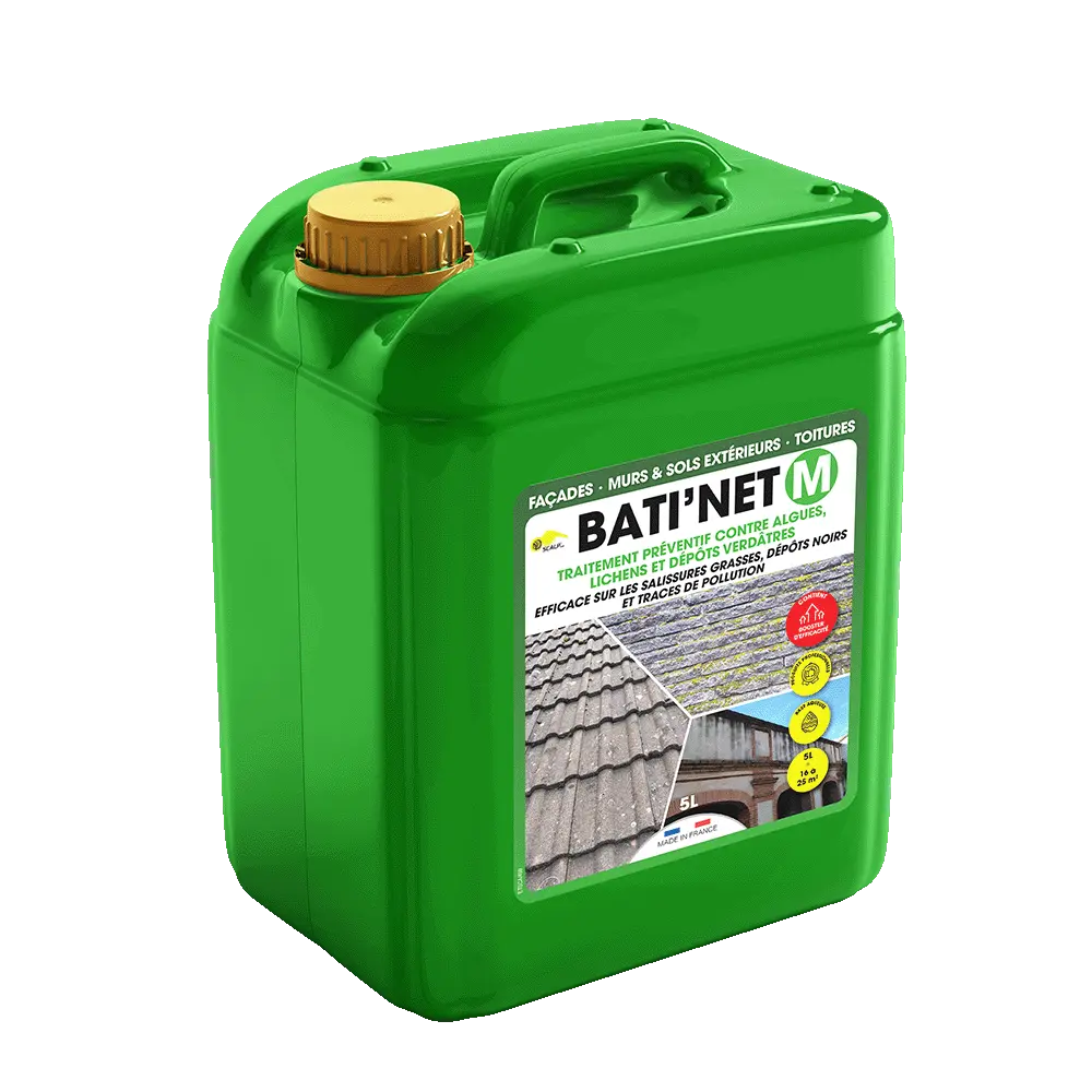 bati'net m BATI’NET M protege y limpia superficies exteriores de algas, líquenes y suciedad. Acción rápida, residual y sin aclarado.