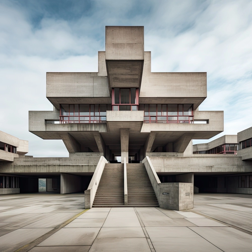 batiment-inspire-du-neo-brutalis Hydrofuge pour béton